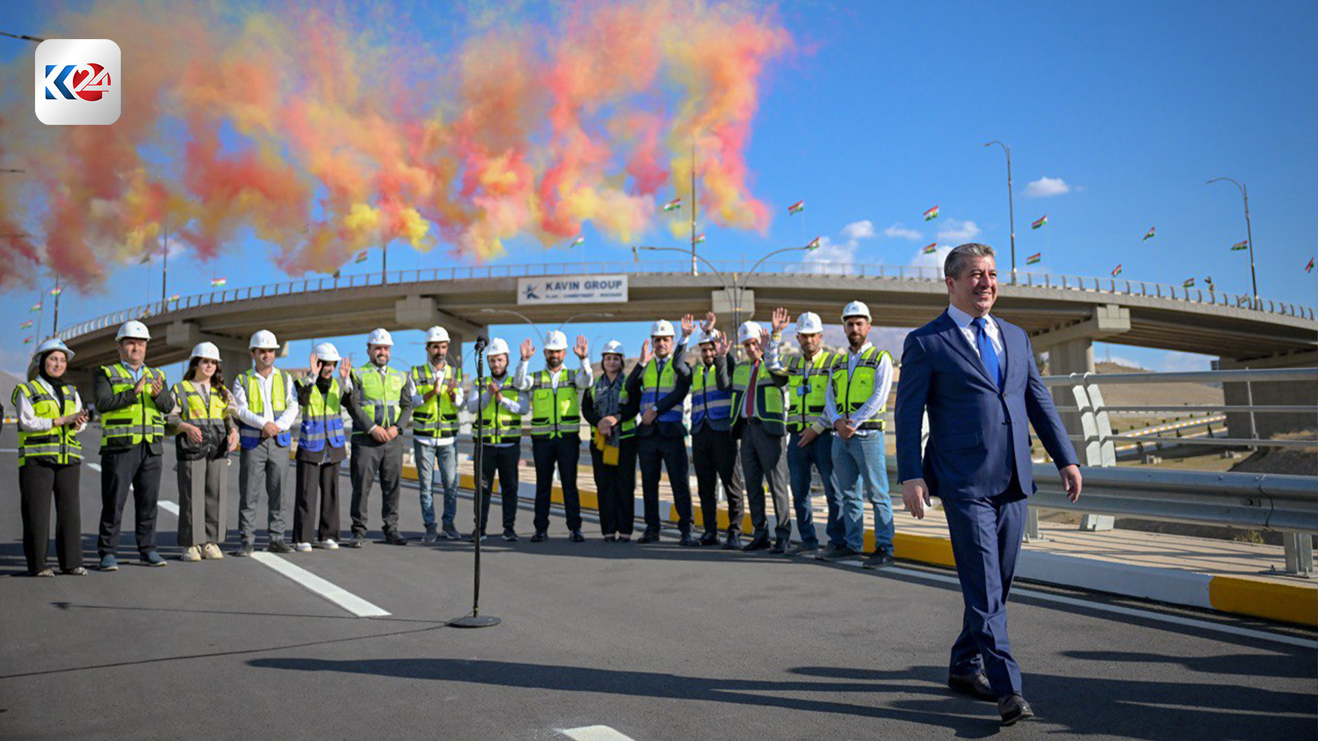 بە وێنە؛ بەسەرکردنەوە و کردنەوەی چەند پرۆژەیەک لە لایەن سەرۆک وەزیران مەسرور بارزانی لە سۆران