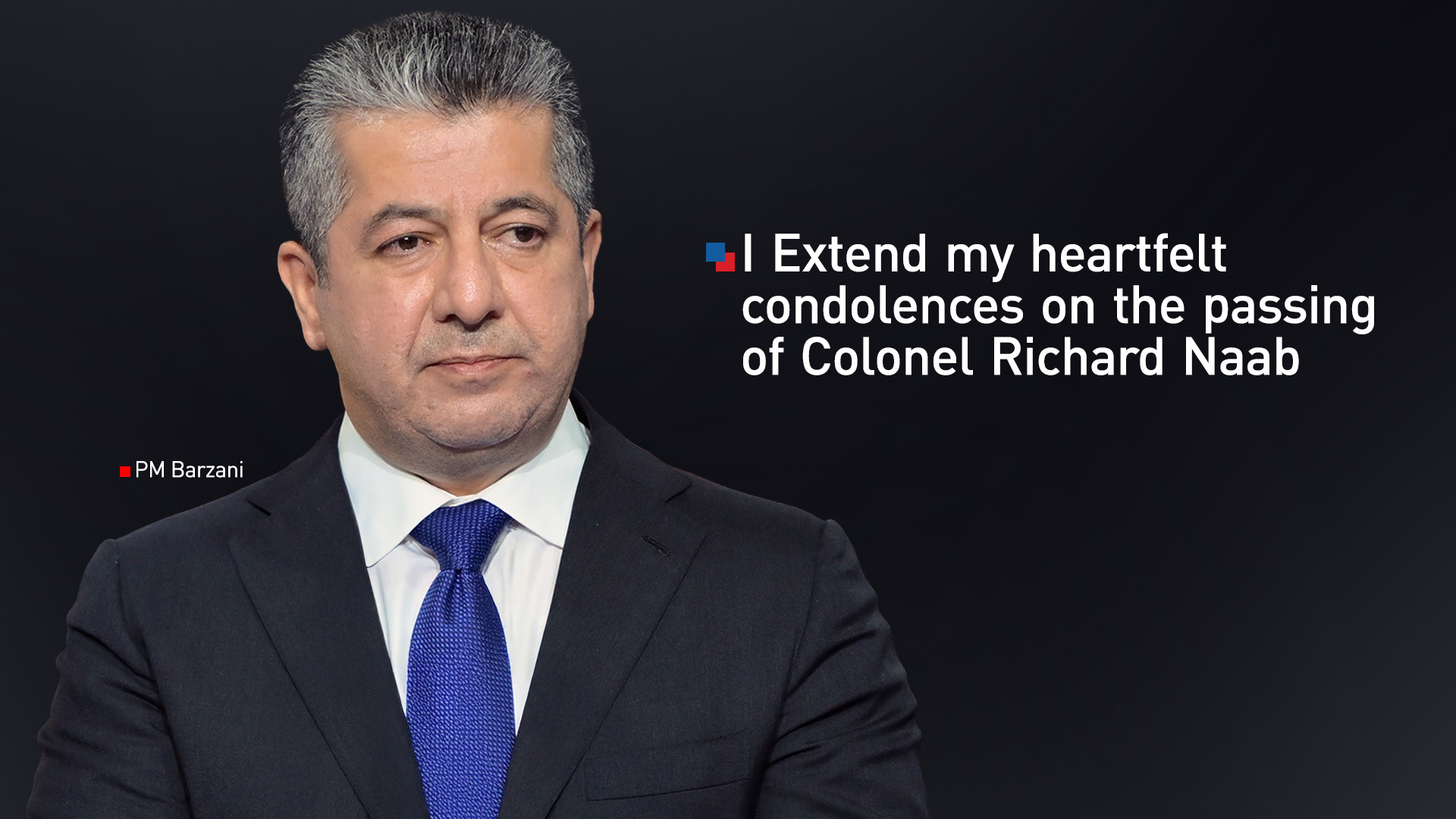 Kurdistan Region Prime Minister Masrour Barzani. (Photo: Designed by Kurdistan24)