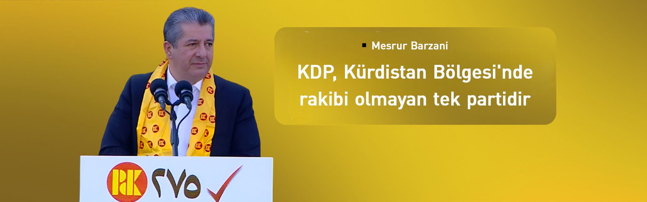 Mesrur ​​Barzani: Kürdistan Bölgesi'ni Orta Doğu'da ilerleme timsali haline getireceğiz