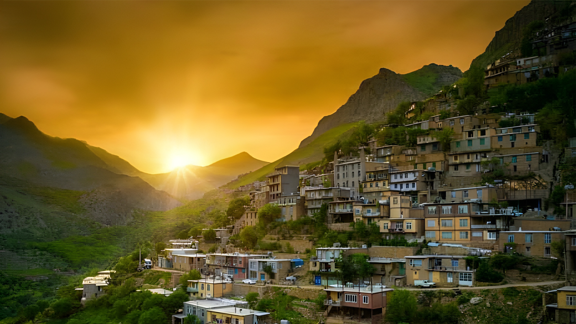 The historic village of Hajij, located in the Paveh district of eastern Kurdistan. (Photo: Social Media)