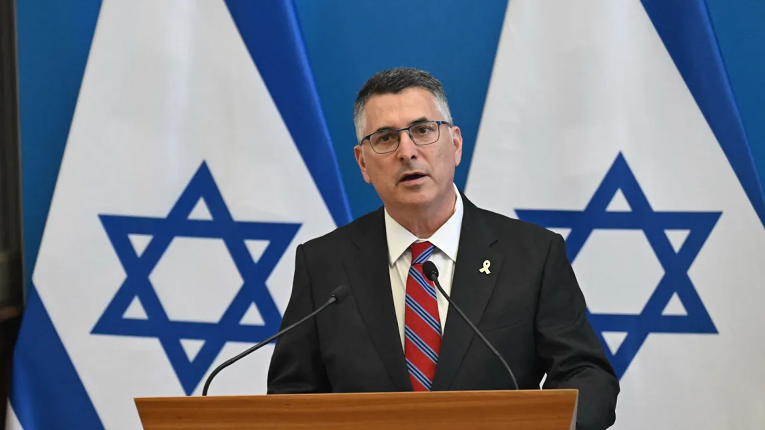 Israeli Foreign Minister Gideon Sa'ar. (AFP)