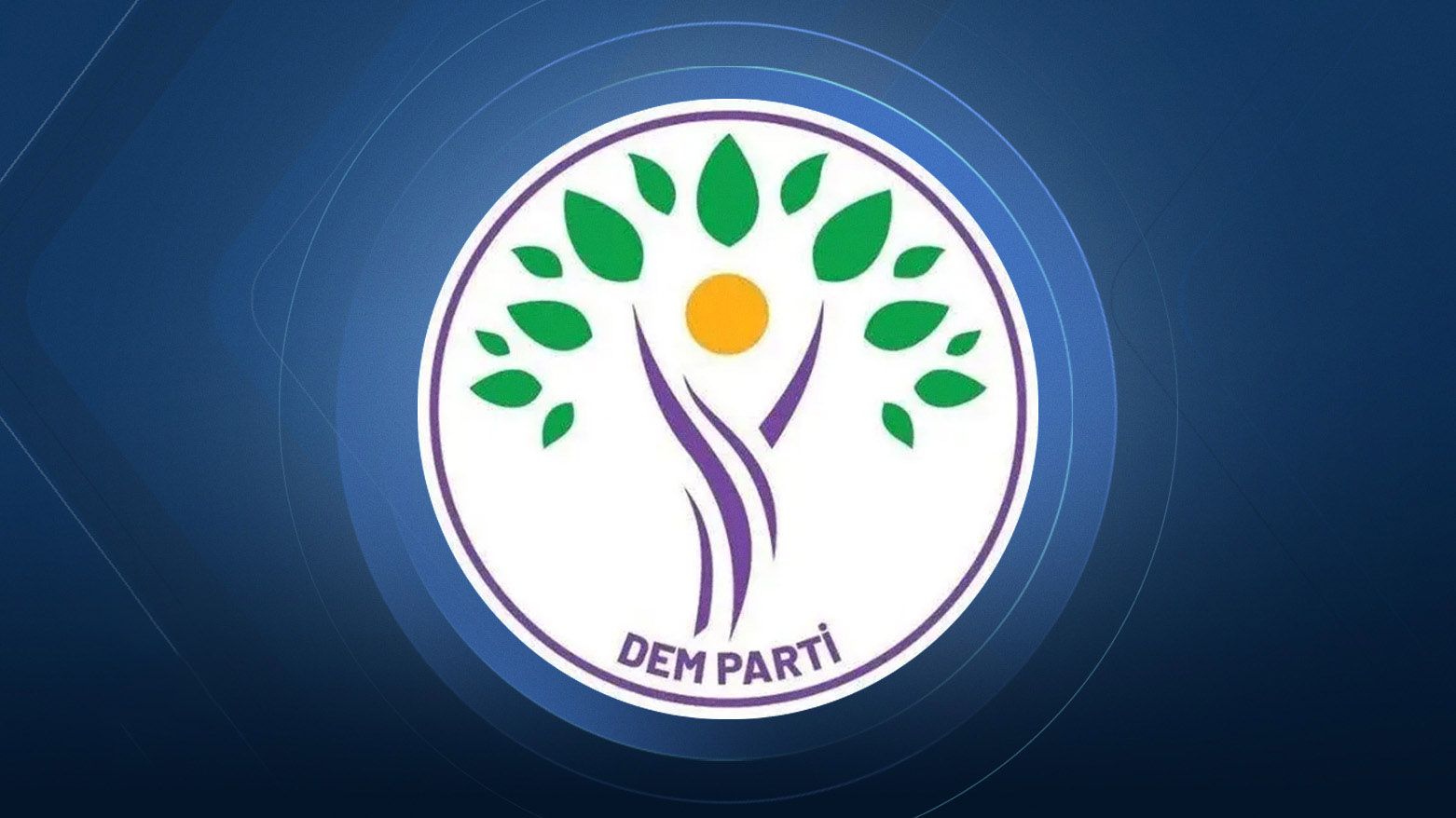 Logo of the Peoples’ Equality and Democracy Party (DEM Party). (Graphic: Kurdistan24)