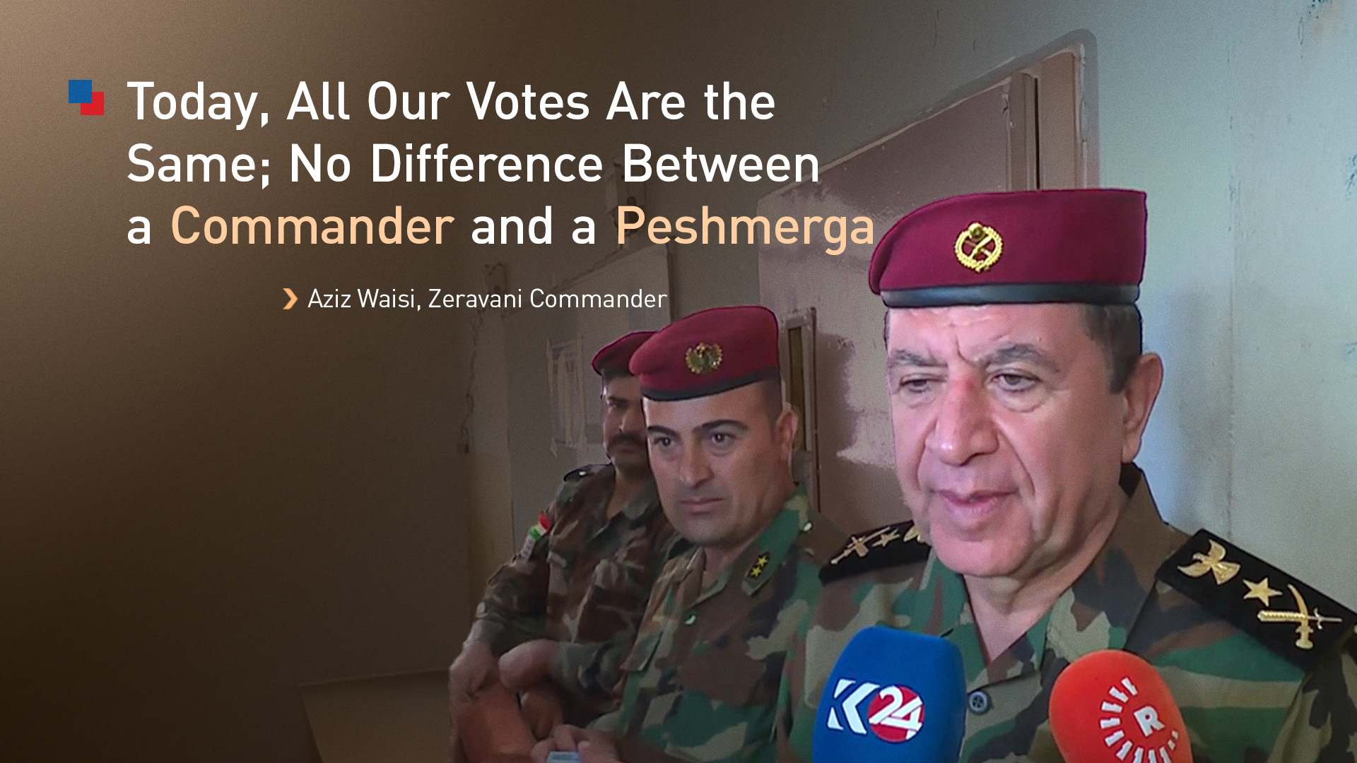 Zeravani Commander Aziz Waisi. (Photo: Kurdistan24)