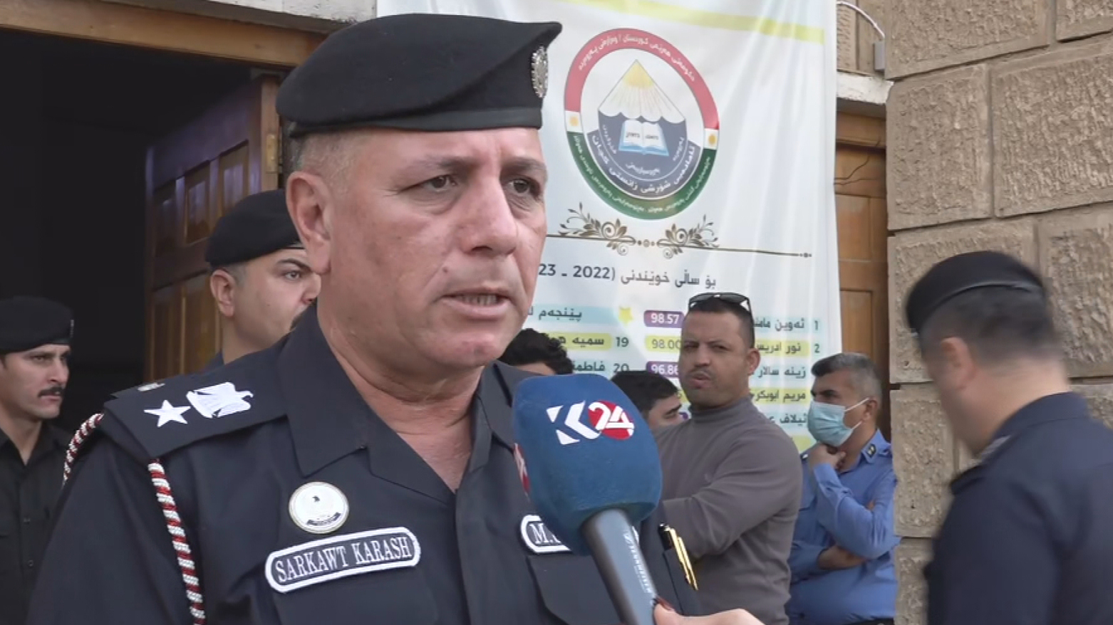 قوات الدفاع المدني في أربيل تصوت وفقًا لخطة منظمة