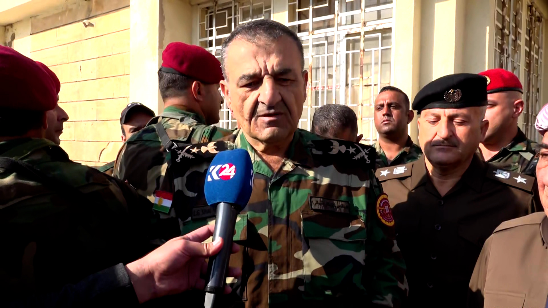 قائد قوات البيشمركة سيهاد بارزاني