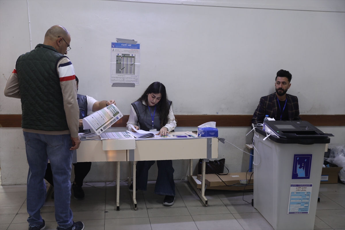 أحد مراكز الاقتراع في إقليم كوردستان