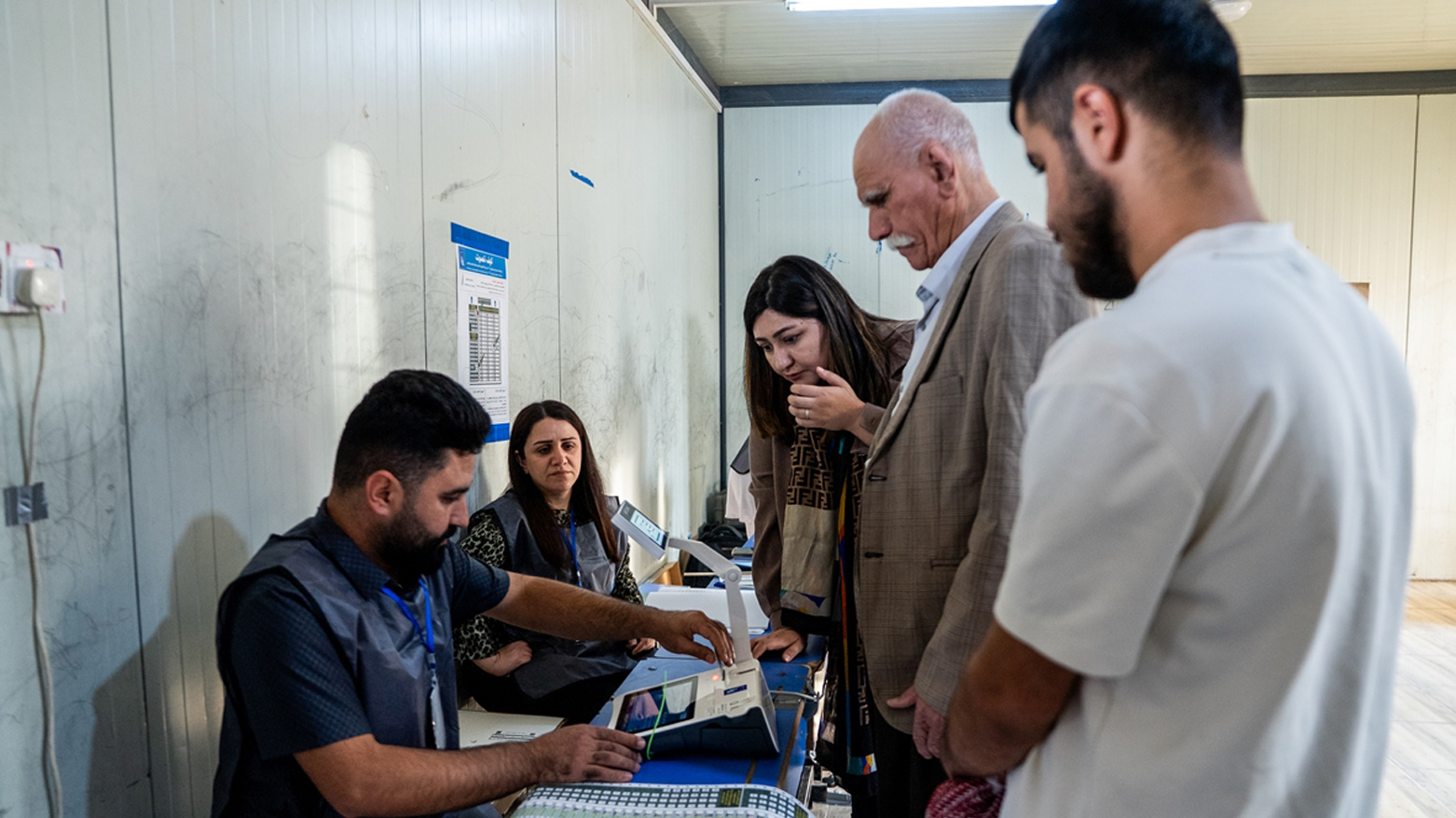 دەنگدانی ژمارەیەک ئاوارە لە دەنگدانی تایبەتی پەرلەمانی عێراق
