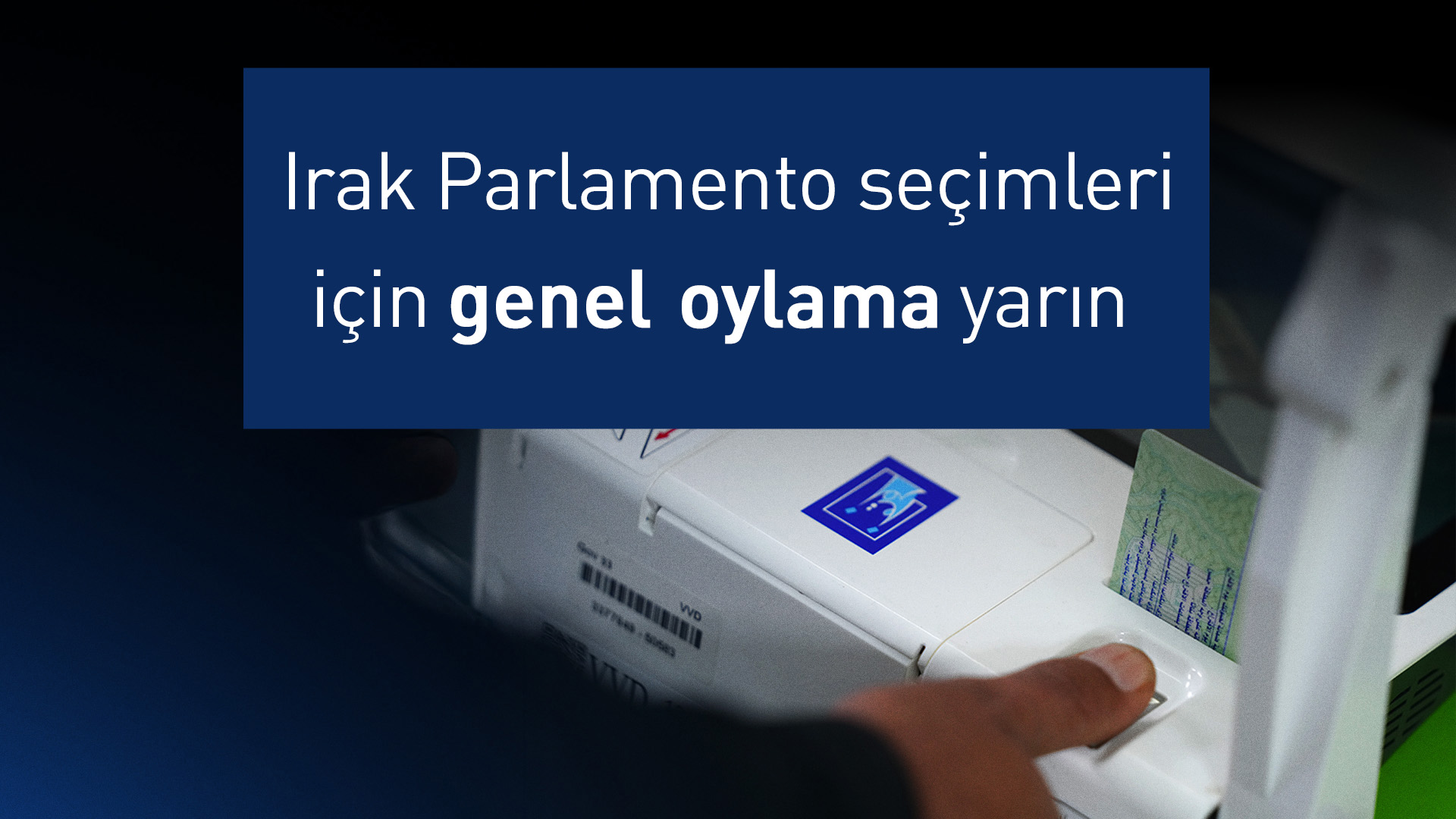 Irak'ta genel oylama yarın