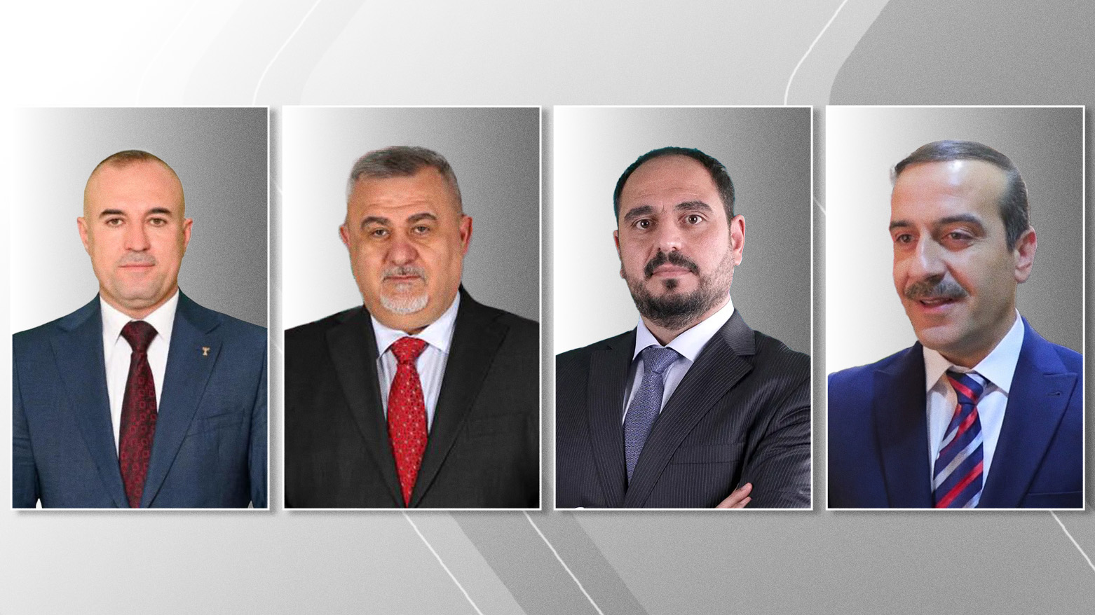 The four successful quota candidates can be seen in this photo. (Photo: Kurdistan24)
