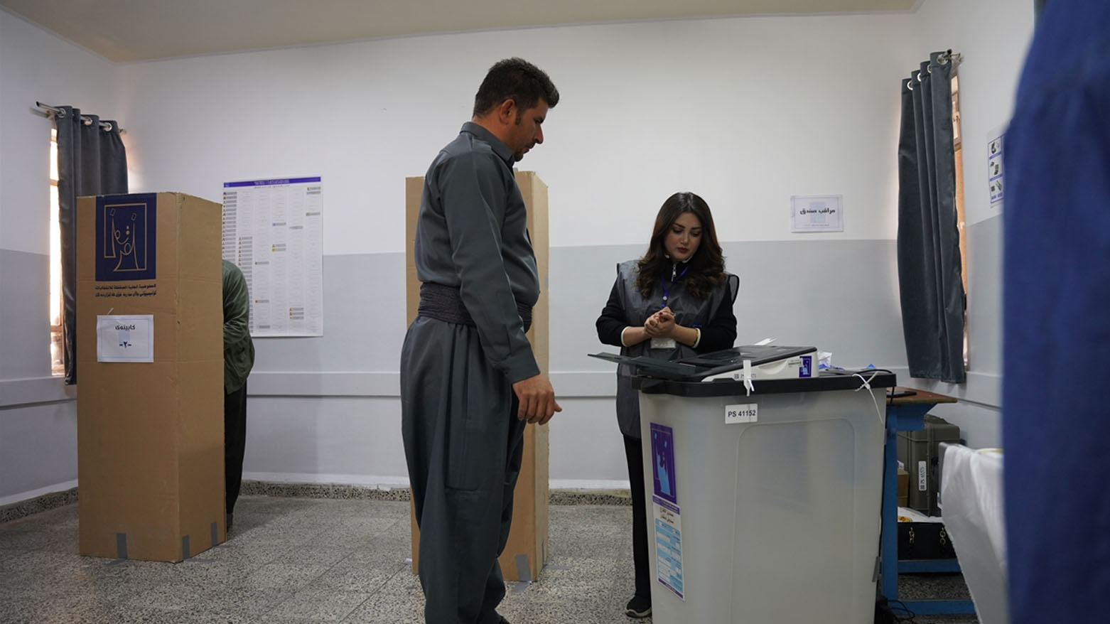 وێنەی ئەمڕۆ- بەڕێوەچوونی دەنگدانی گشتیی