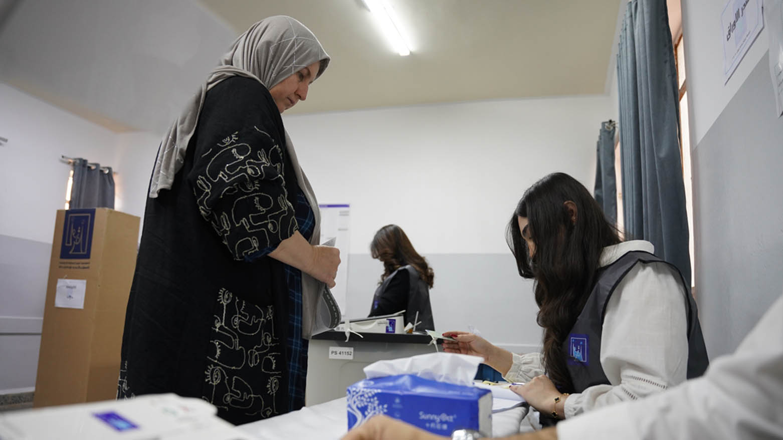 ڕێژەی نافەرمیی بەشداریی هاووڵاتییان لە دەنگدان