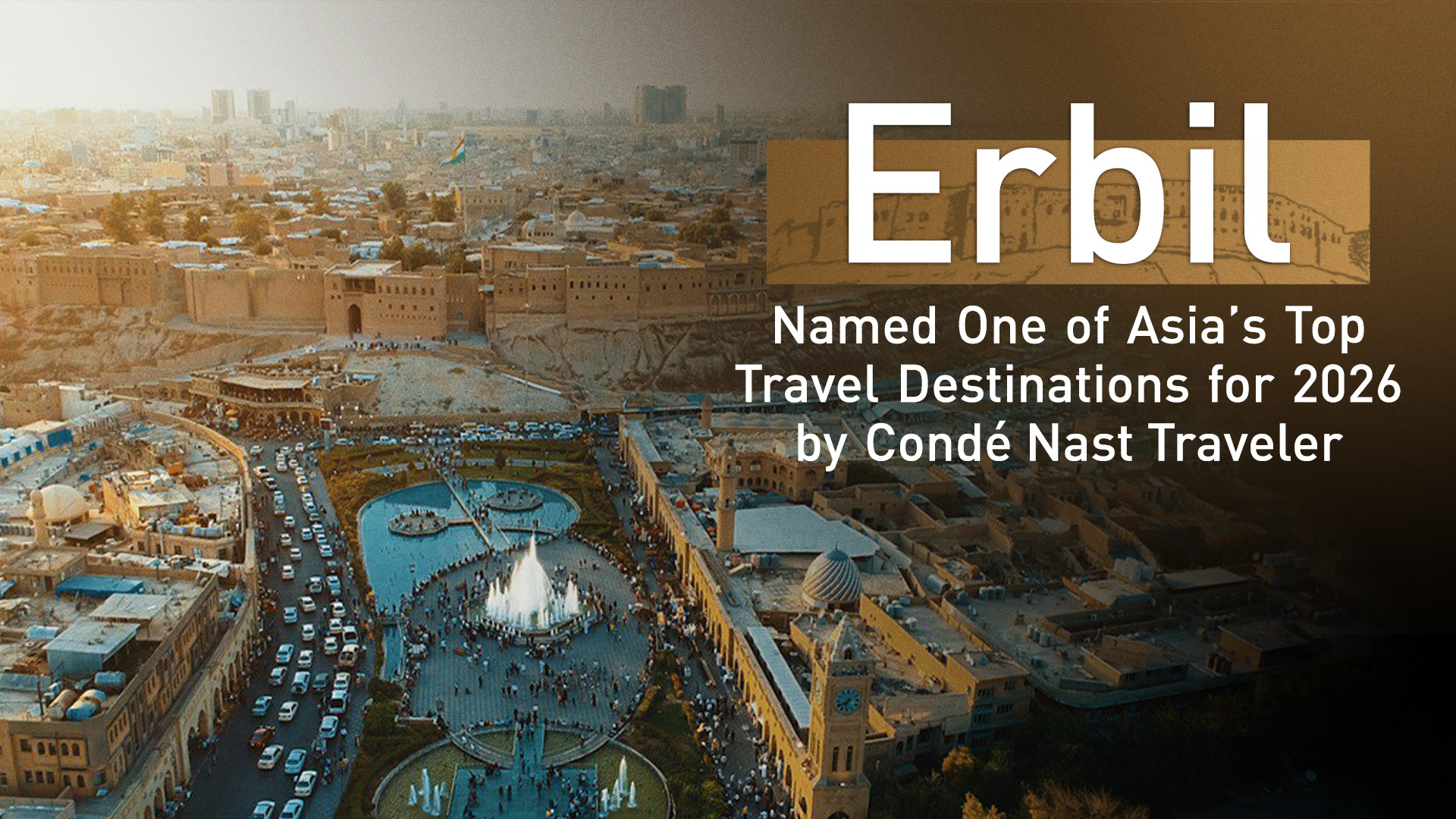 Erbil city. (Photo: Designed by Kurdsitan24)