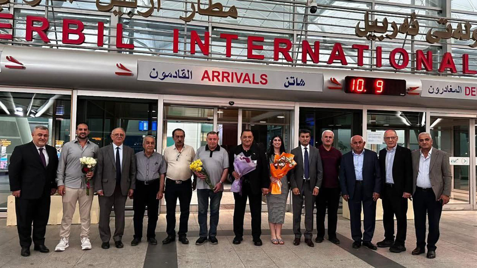 The Assyrian-American delegation. (Photo: Submitted to Kurdistan24)