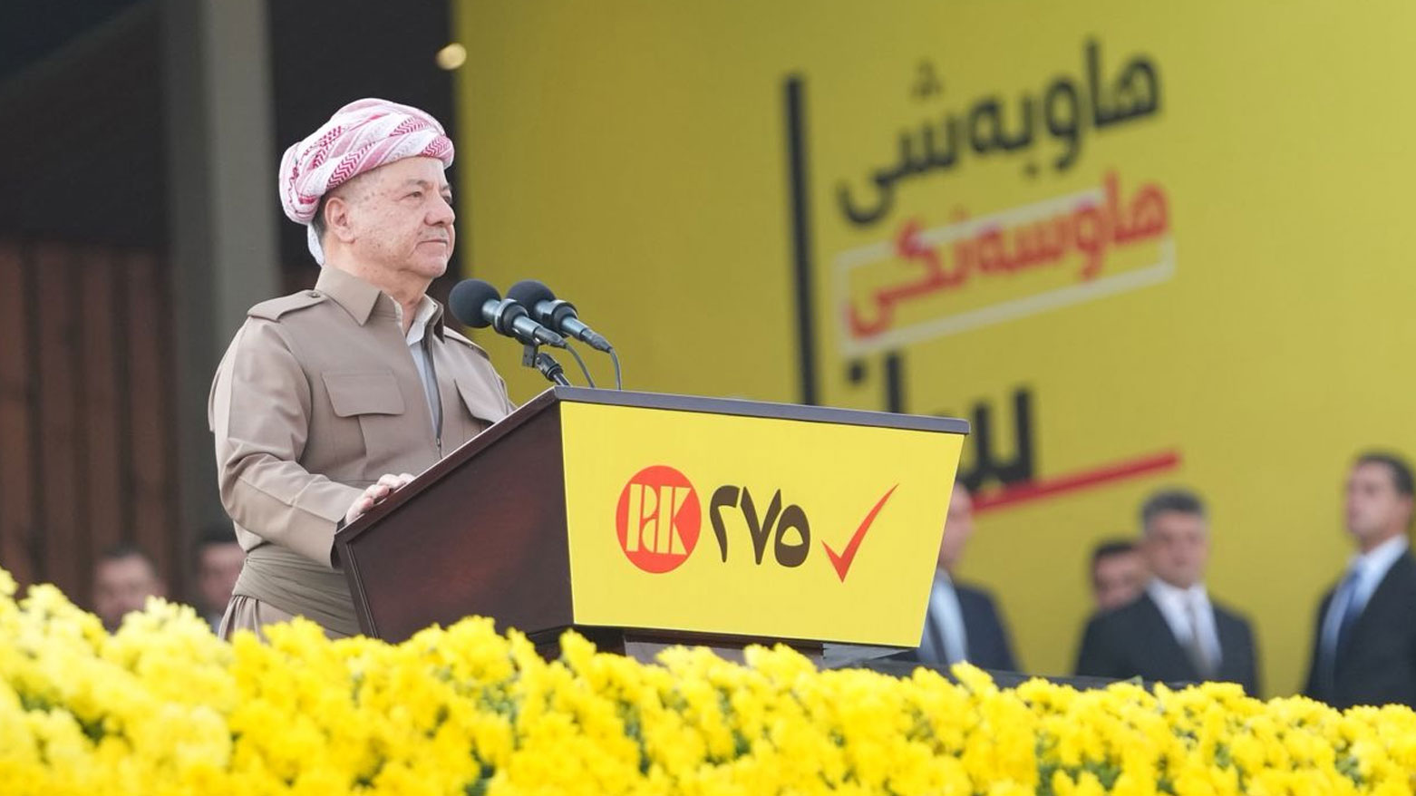 كلمة الرئيس مسعود بارزاني في مخاض الحكومة العراقية الجديدة