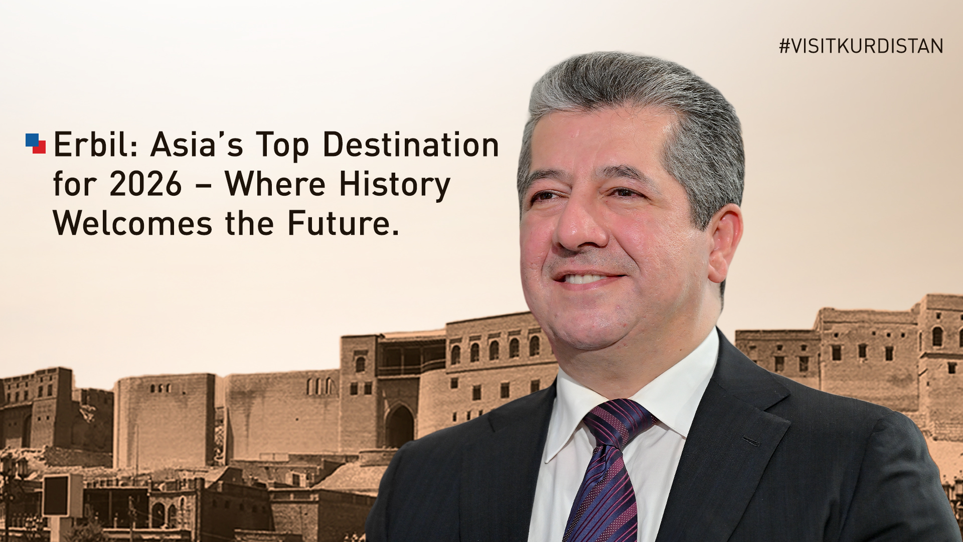 Kurdistan Region Prime Minister Masrour Barzani. (Graphics: Kurdistan24)