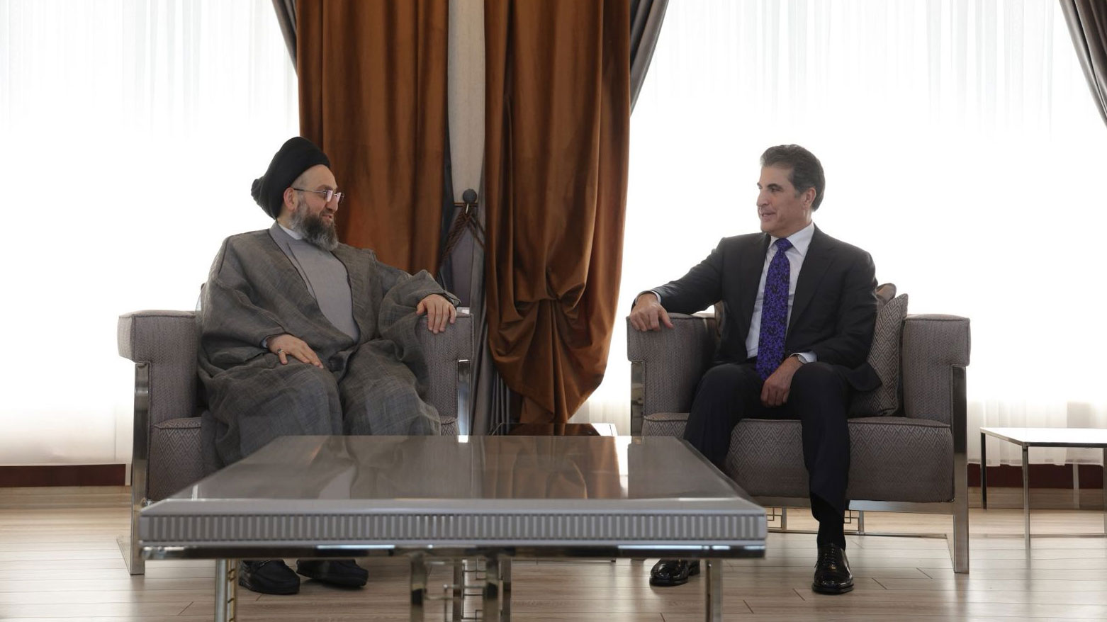 رئيس إقليم كوردستان يجتمع مع زعيم تيار الحكمة الوطني