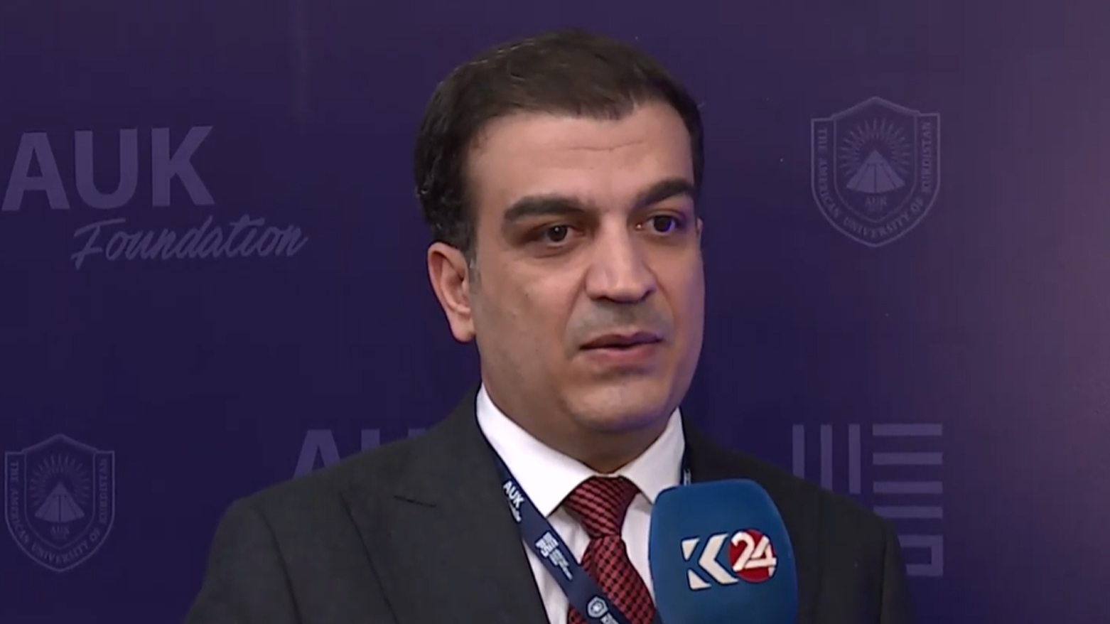 Peshawa Hawramani, the spokesperson for the Kurdistan Regional Government. (Photo: Kurdistan24)