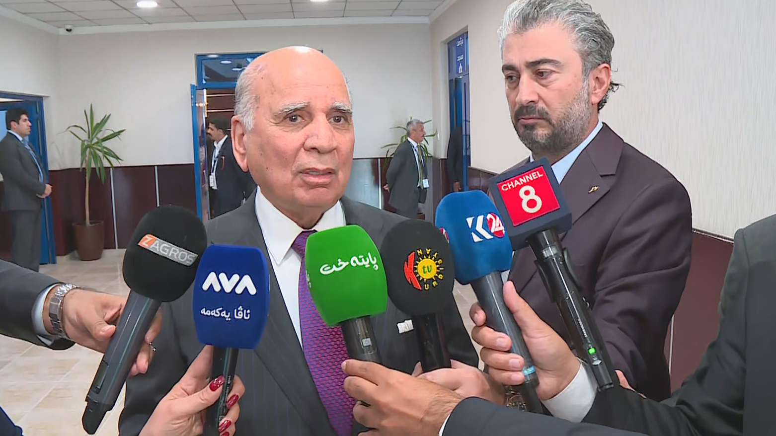 Iraqi Foreign Minister Fuad Hussein. (Photo: Kurdistan24)