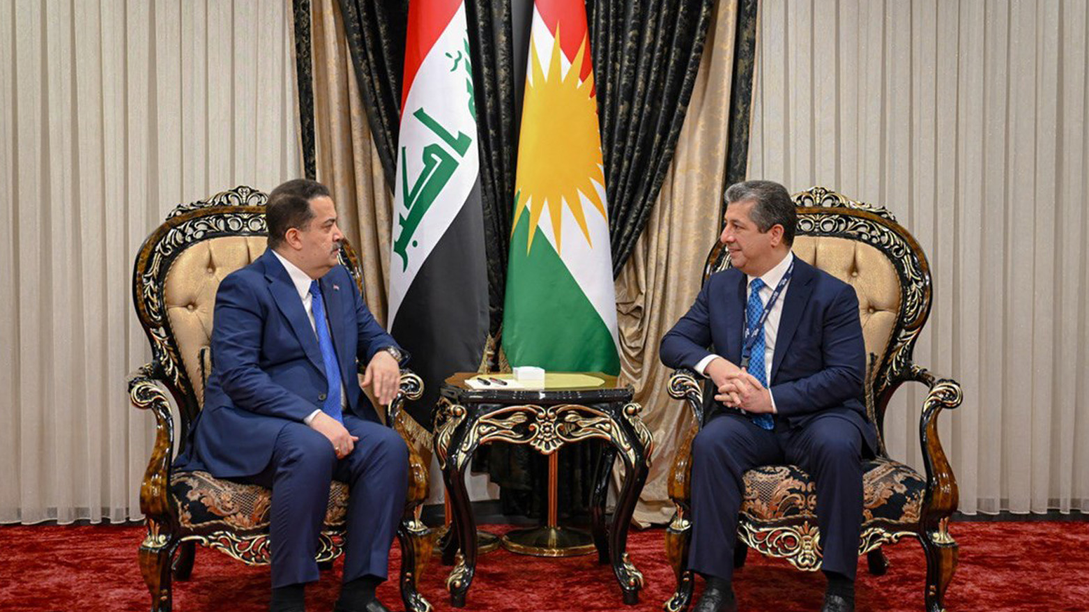 دیدار مسرور بارزانی و محمد شیاع السودانی