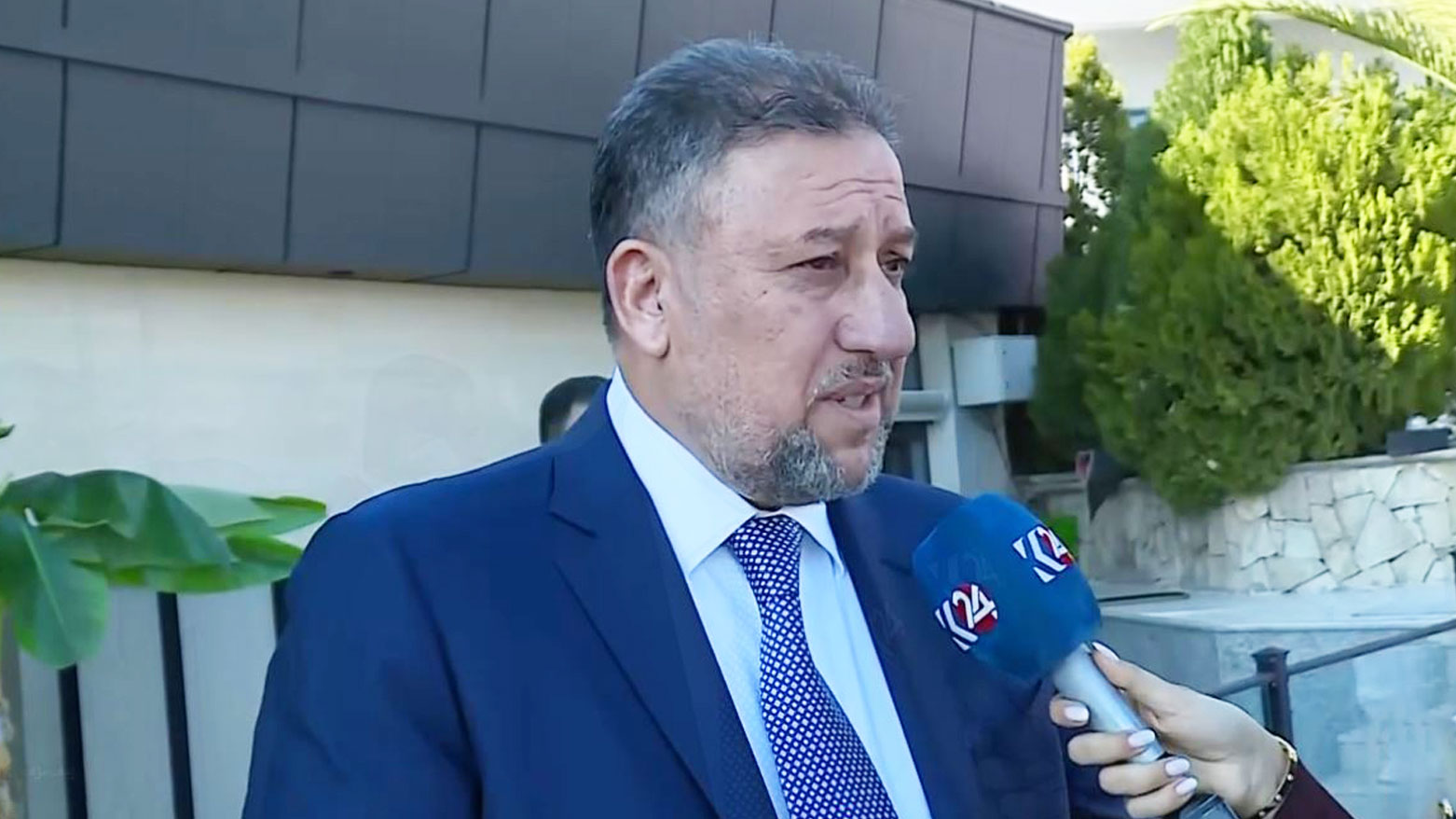 Sovereignty Alliance leader Khamis al-Khanjar. (Photo: Kurdistan24)