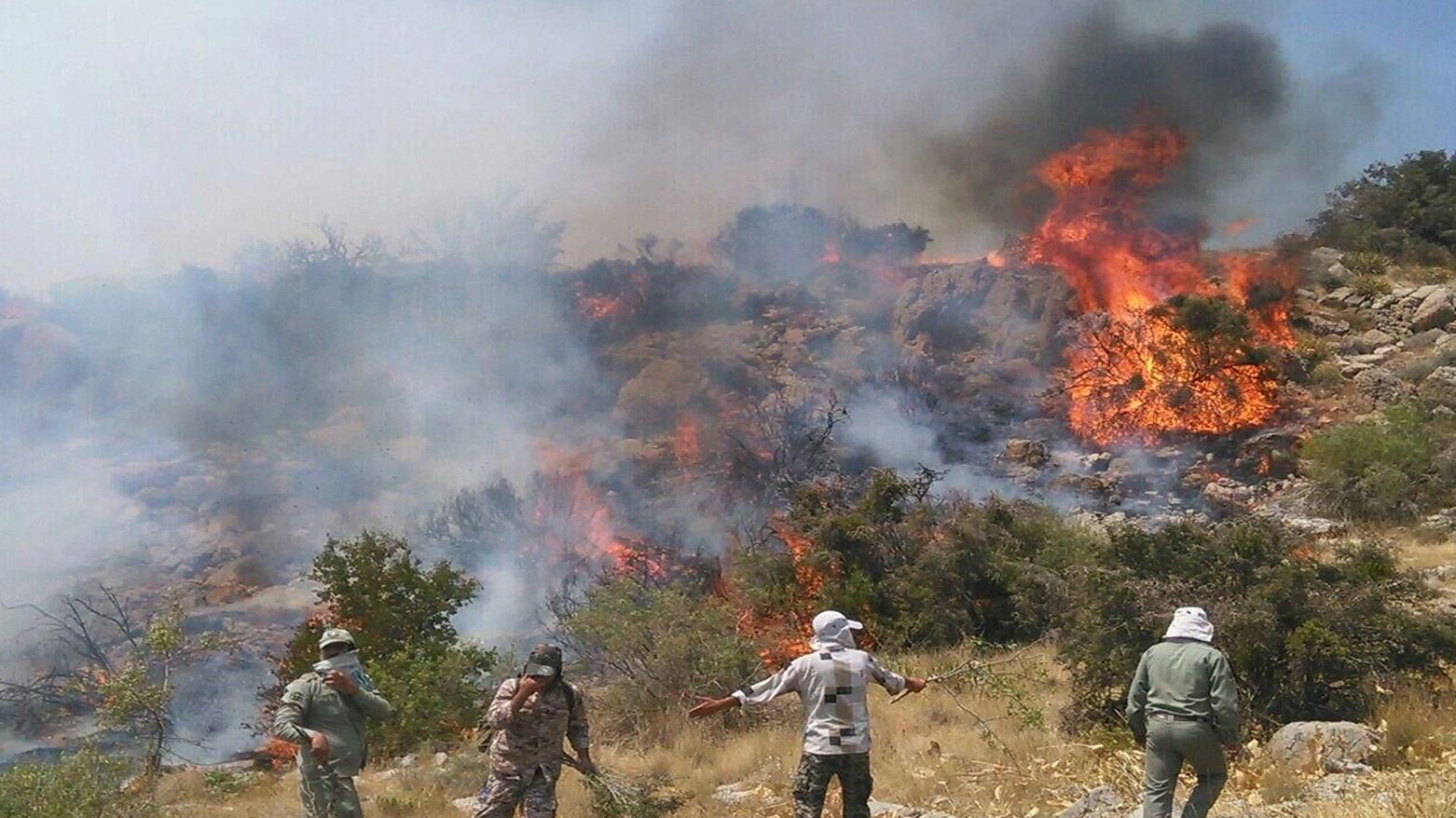 ئێران بۆ کوژاندنەوەی ئاگری دارستانێک داوای یارمەتی لە وڵاتانی دۆست دەکات