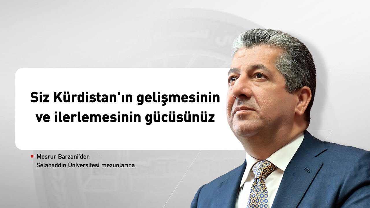Başbakan ​​Barzani'den Selahaddin Üniversitesi mezunlarına tebrik mesajı