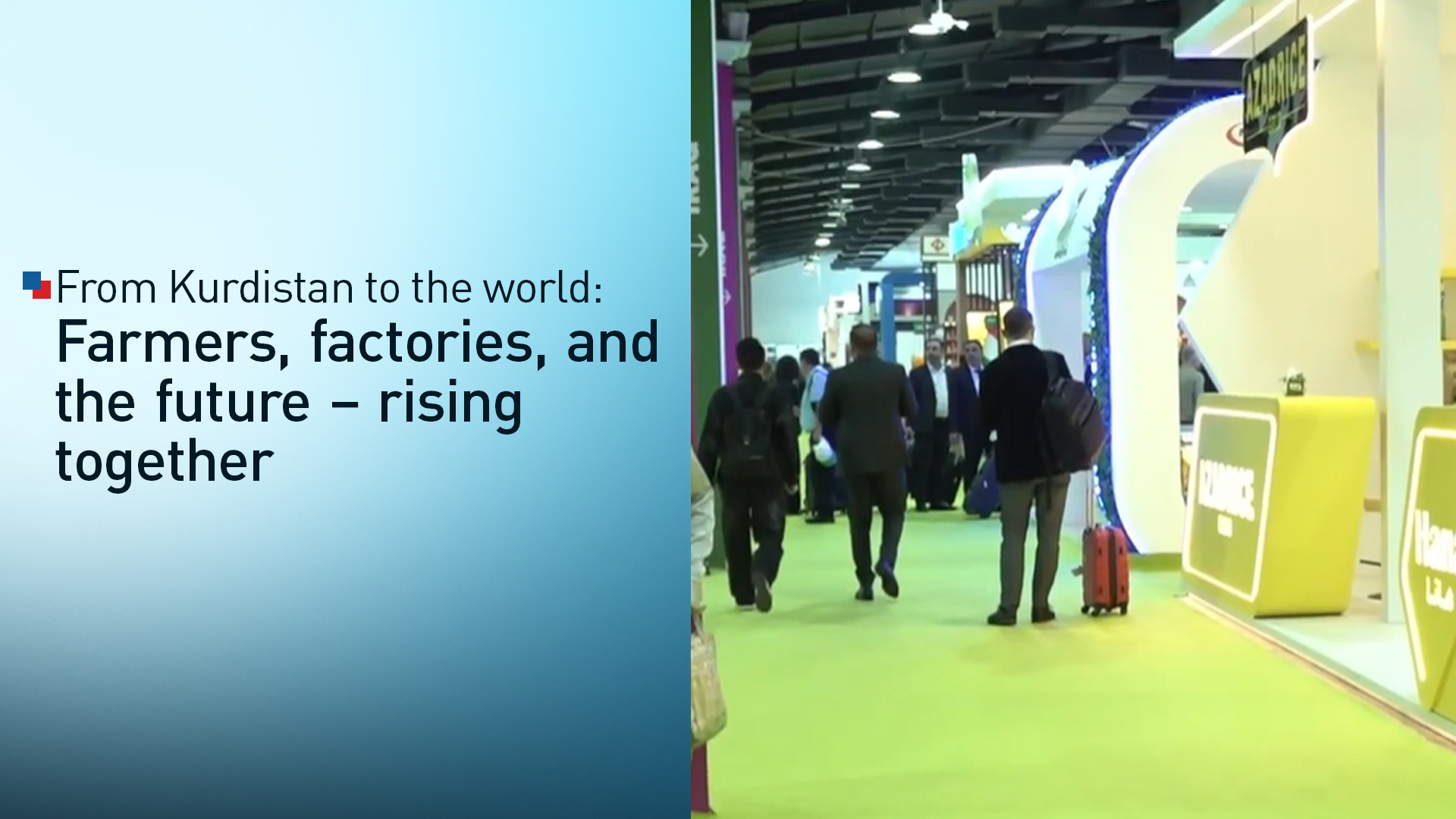 Erbil International Agro-Industry and Packaging Expo 2025. (Photo: Kurdistan24)