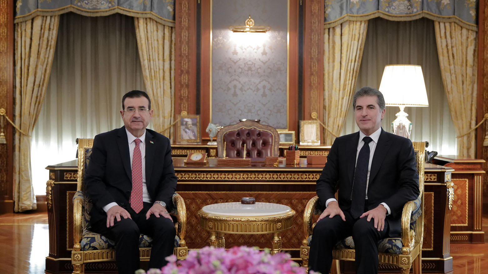 رئيس إقليم كوردستان يستقبل القنصل العام الأردني