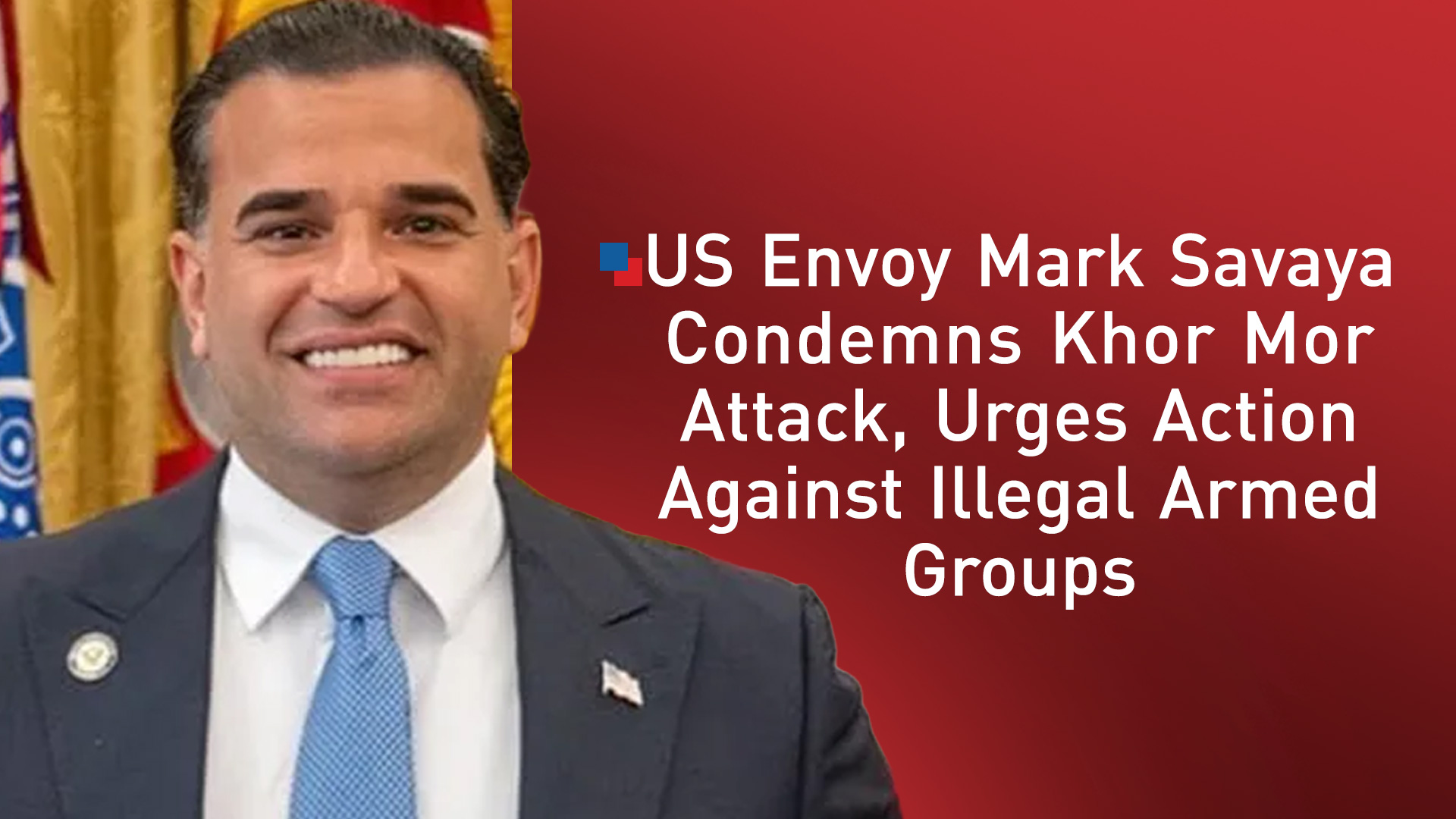 United States Special Envoy to Iraq, Mark Savaya. (Photo: Designed by Kurdistan24)