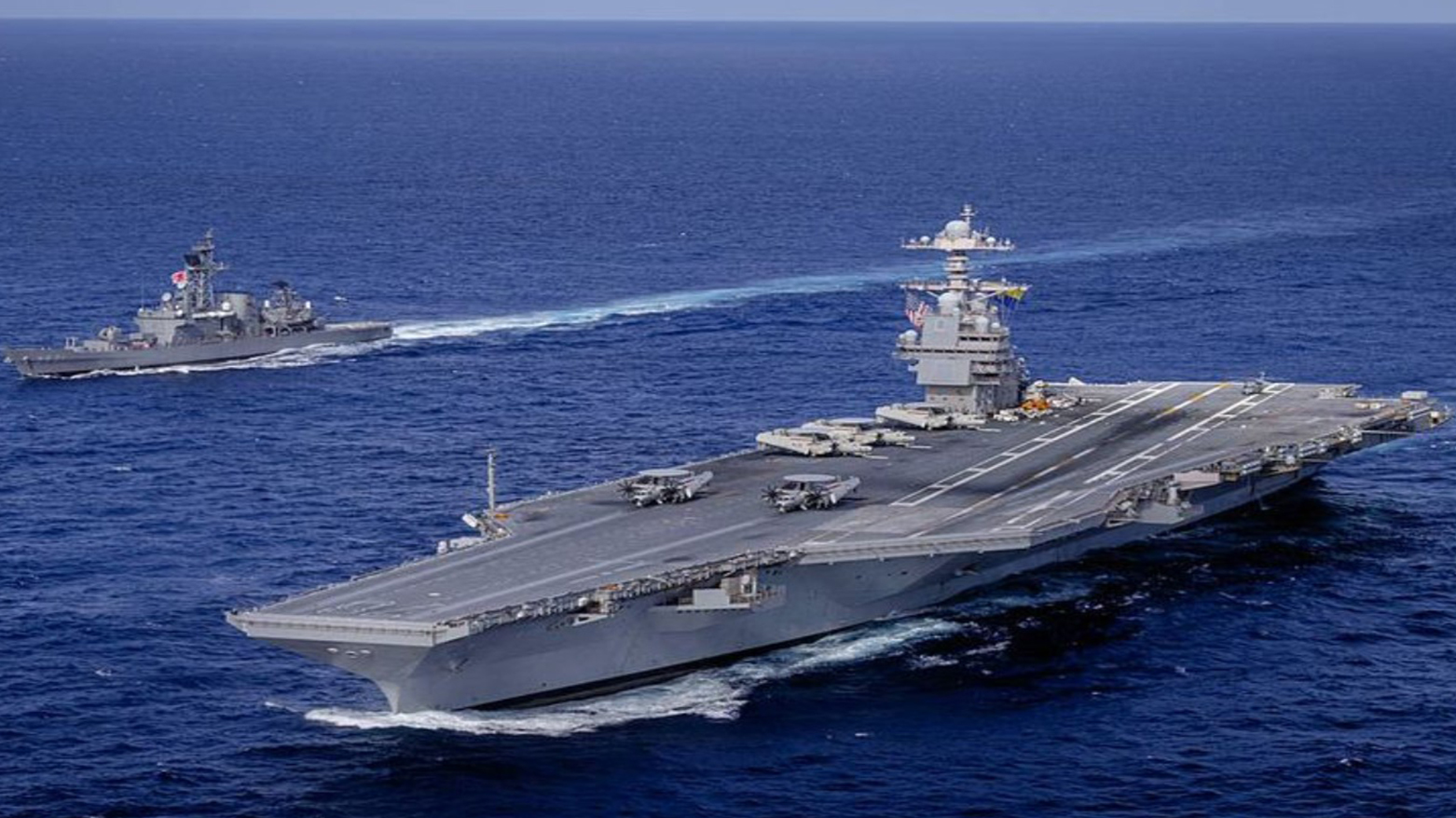 The USS Gerald R. Ford leads a growing U.S. naval presence in the Caribbean as regional tensions rise