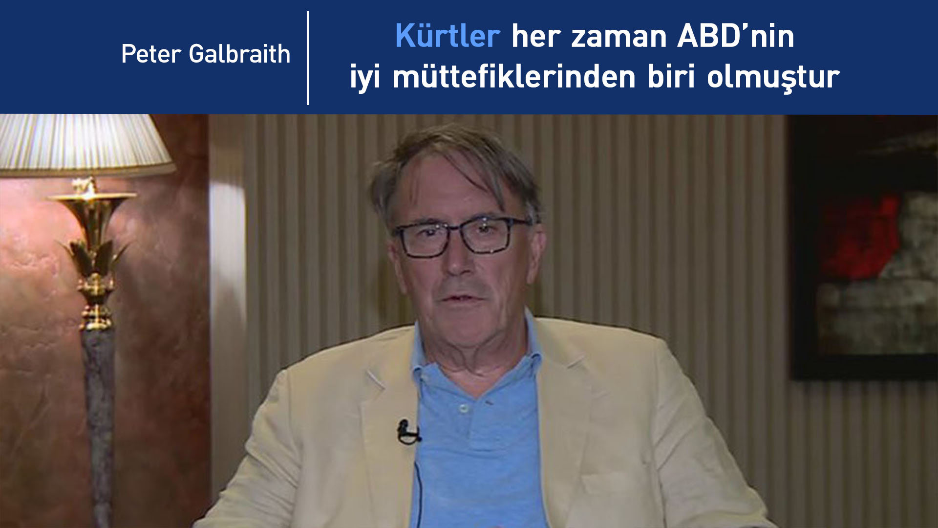 ABD'li siyasetçi ve diplomat Peter Galbraith