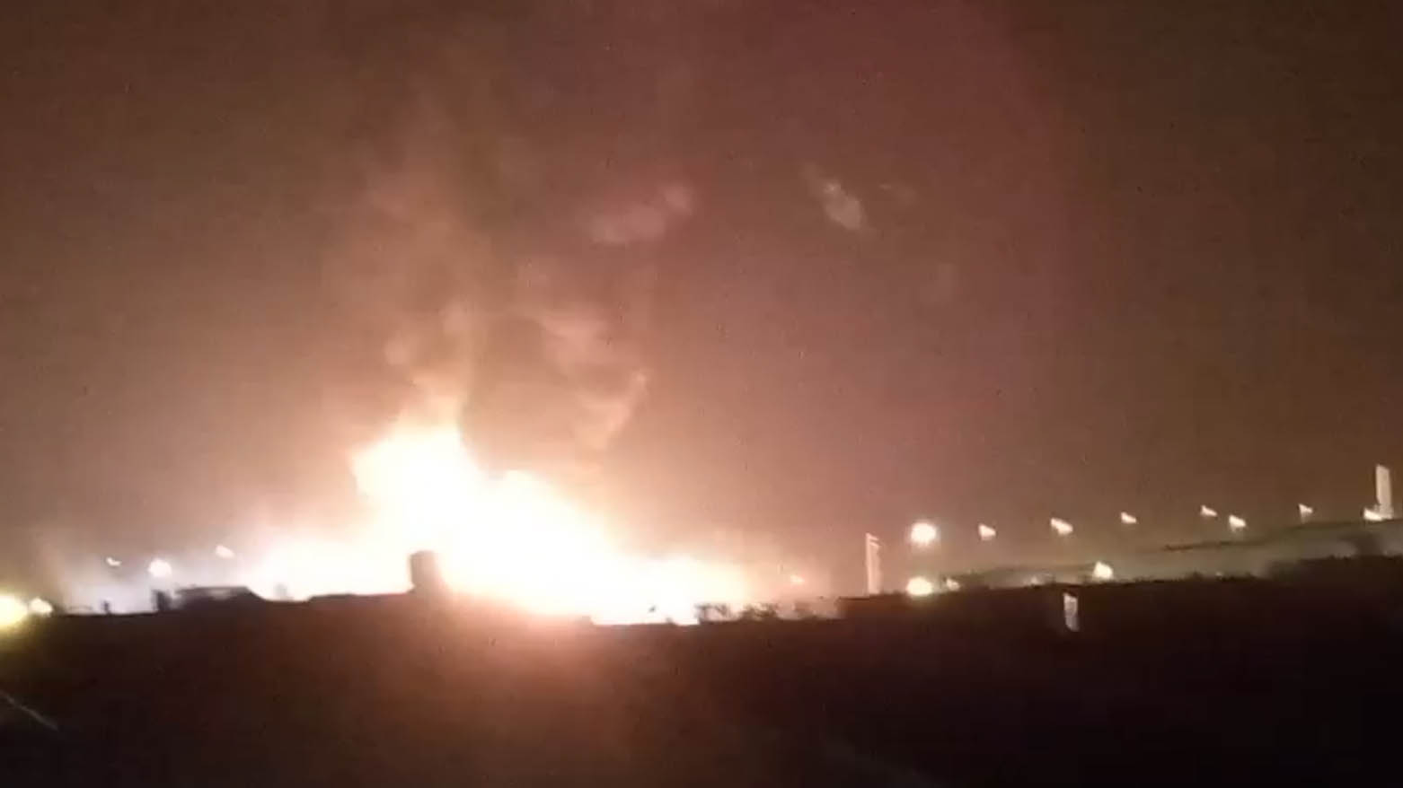 میدان گازی کورمور در لحظه حمله