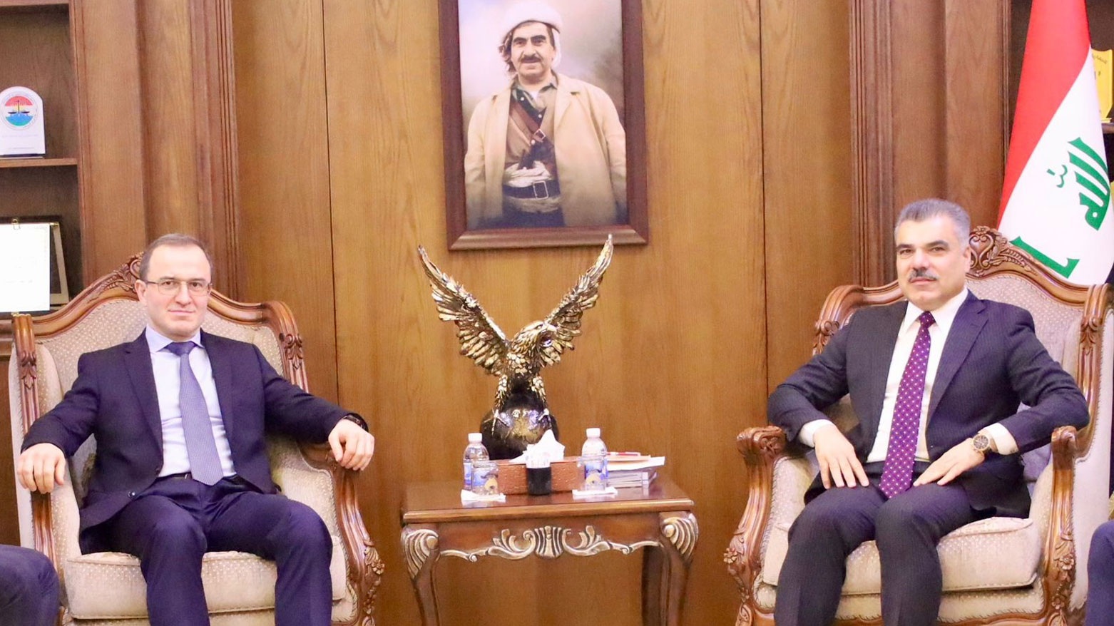رئيس ممثلية حكومة كوردستان ببغداد يستقبل سفير روسيا في العراق