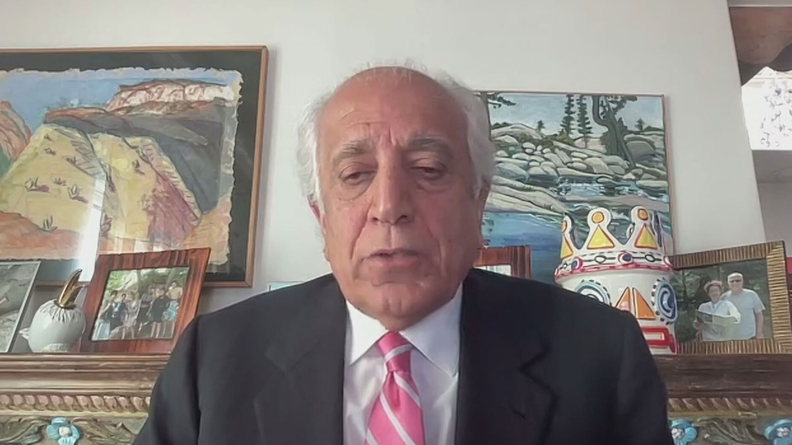 Former U.S. Ambassador to Iraq Zalmay Khalilzad speaking to Kurdistan24, DEC. 3, 2025. (Photo: Kurdistan24)