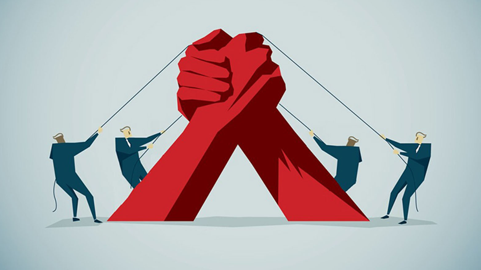 الصراع، وجودا و بقاءََ، و المسار استقامة و ميلا، و حسما مؤقتا او دائما، قضيتان متصلتان