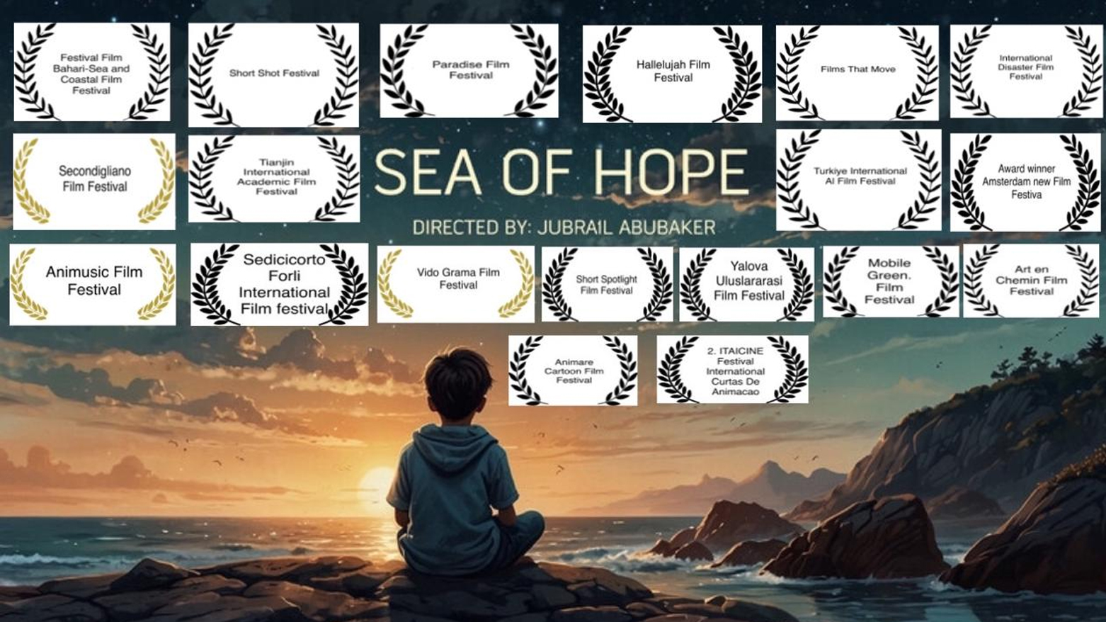 Sea of hope's poster. (Photo: jubrail Abubakr social media)