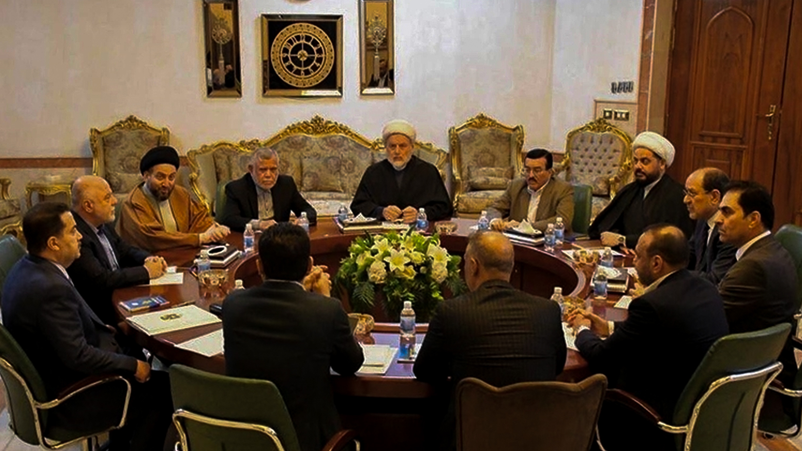 The meeting of the Shiite Coordination Framework (SCF). (Photo: INA)
