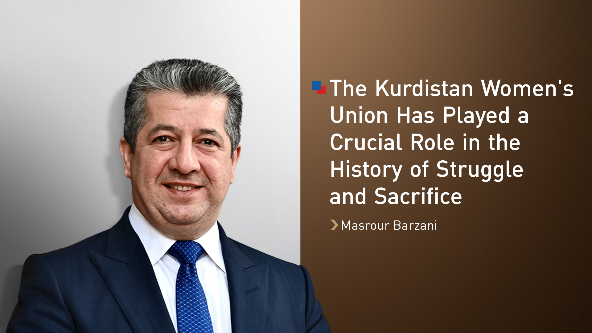 Masrour Barzani, Deputy President of the Kurdistan Democratic Party (KDP). (Photo: Masrour Barzani's Office)