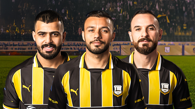 محەمەد موحسین، ئیڤان خالید و عەلی رەحیم بە درێسی وەرزی رابردووی یانەی هەولێر