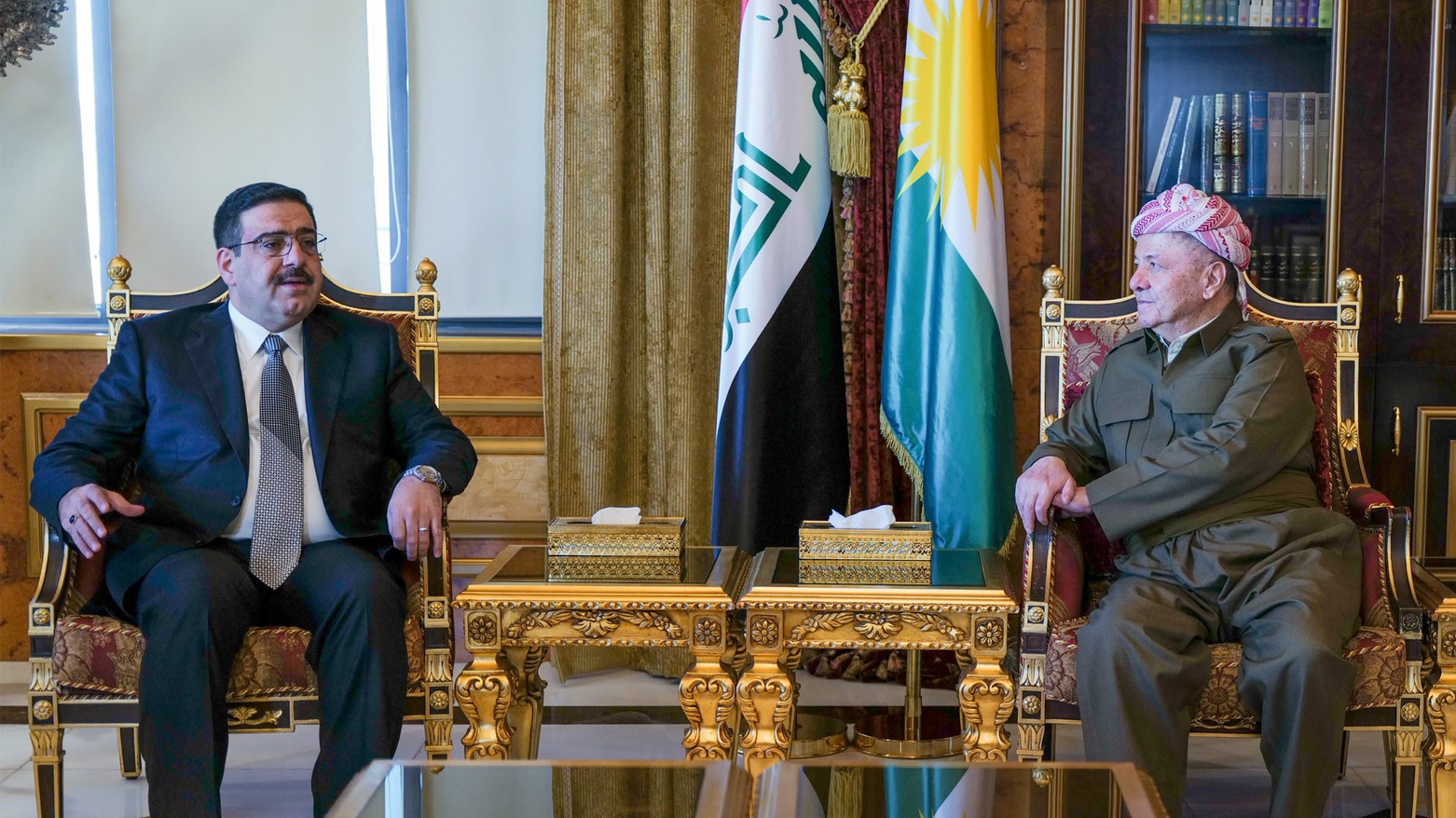 پرزیدنت بارزانی و وزیر بازرگانی فدرال عراق، اوضاع سیاسی منطقه را بررسی کردند