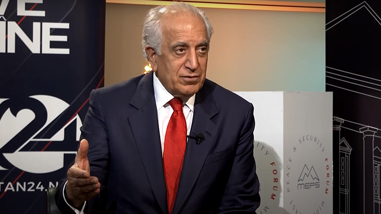 Zalmay Khalilzad, the twenty-sixth US Permanent Representative to the United Nations and the former US Ambassador to Iraq. (Photo: Kurdistan24)