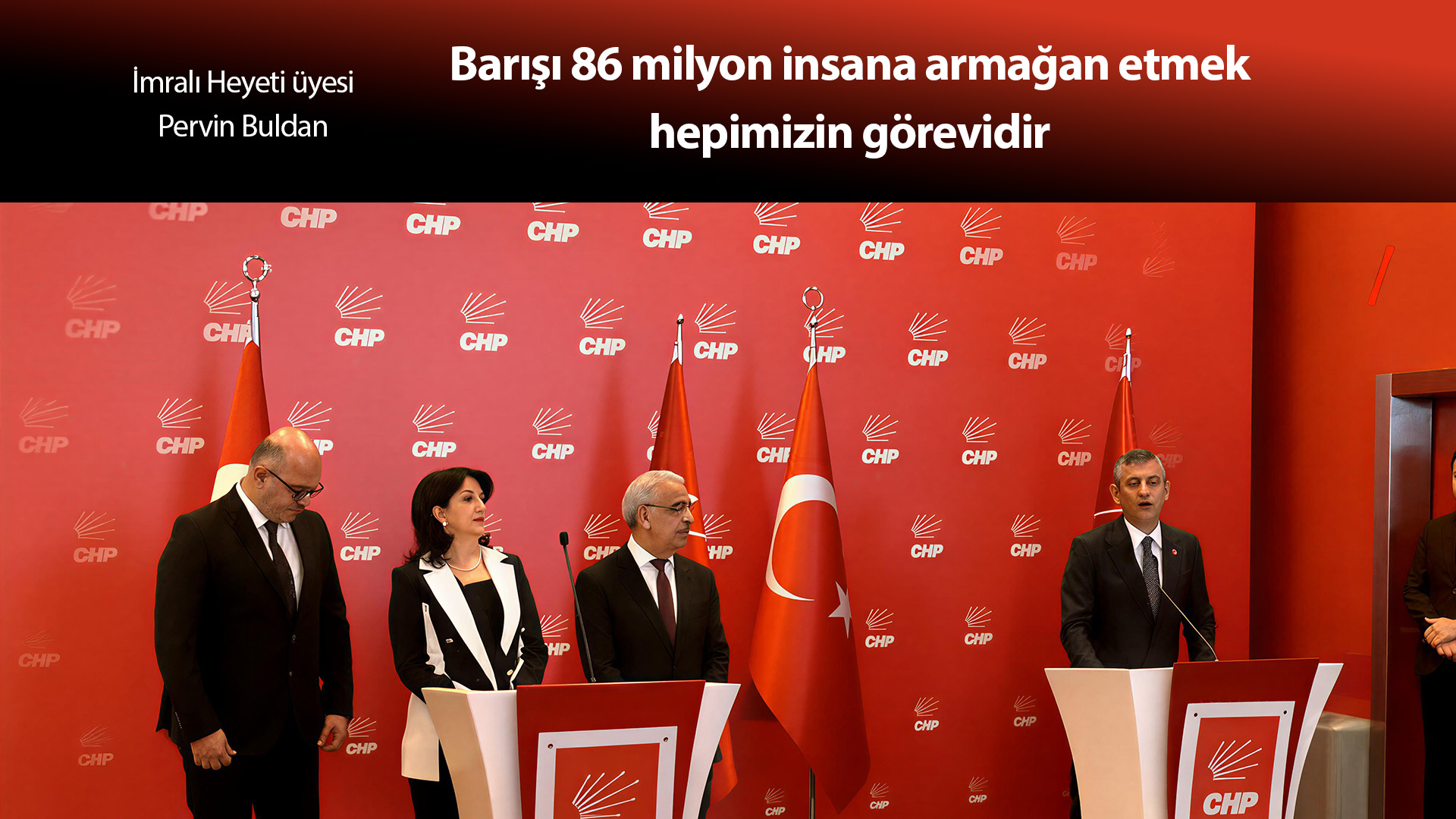 DEM Parti İmralı Heyeti, CHP lideri Özel ile görüştü