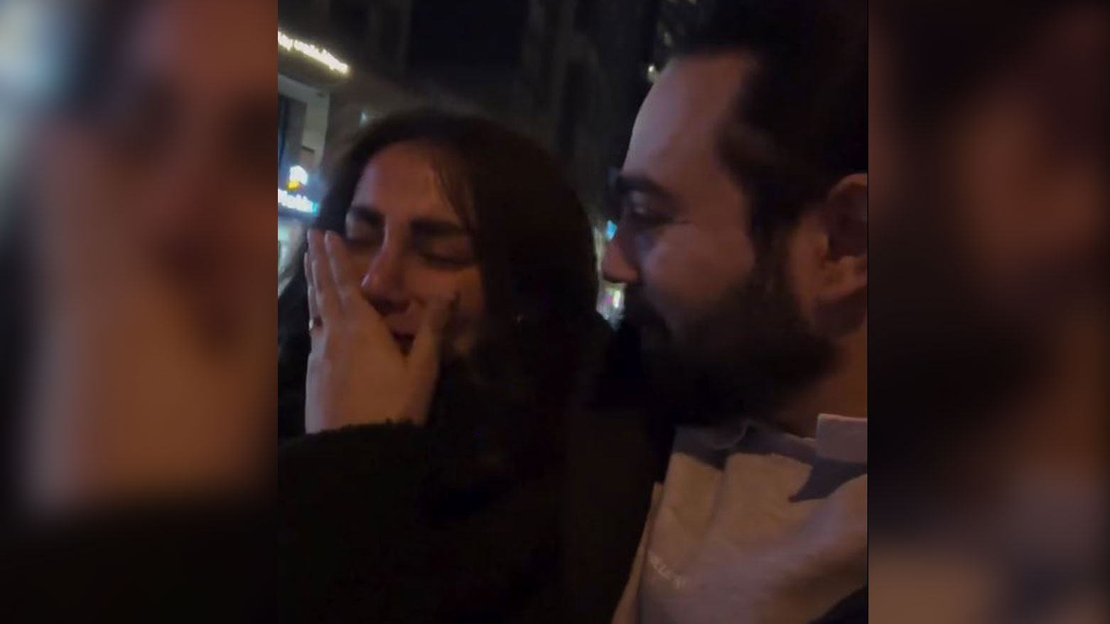 گردشگر اهل سوریه که با گریه به اربیل وداع می‌گوید