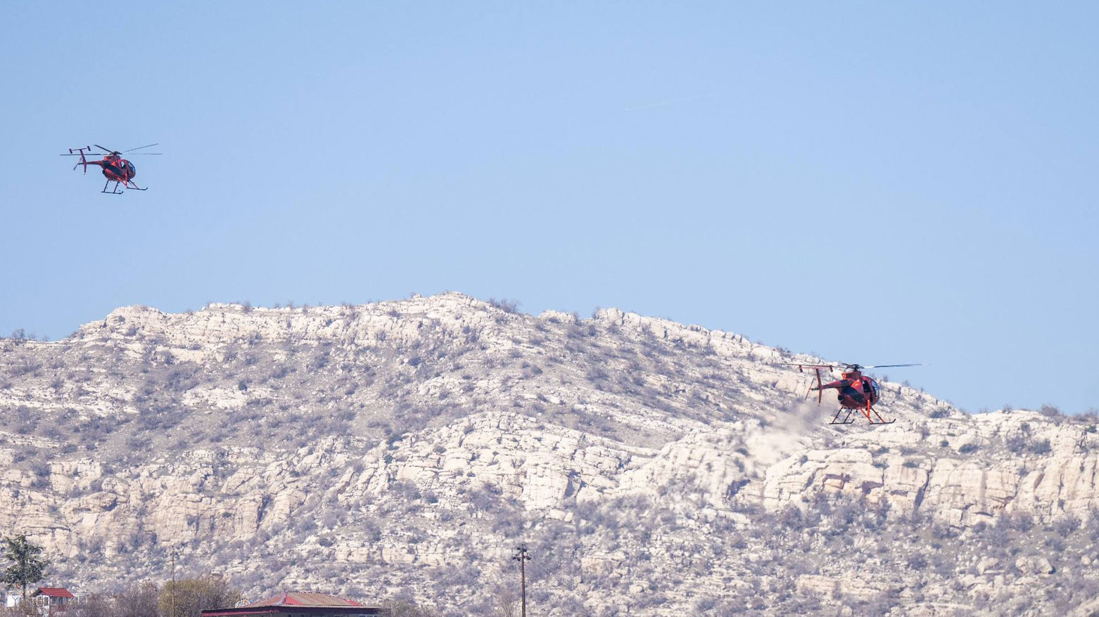 بە هەلیکۆپتەر دهۆک سەوز دەکرێت