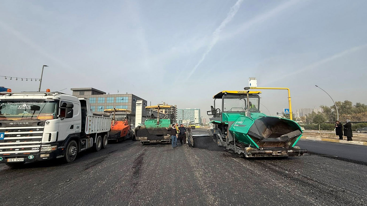 أعمال إعادة التأهيل لشارع 100 متر تصل للمرحلة النهائية