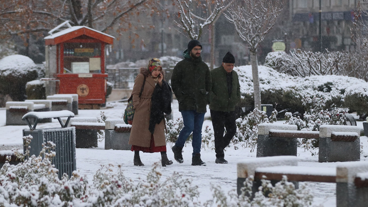 بەفر لە سێواسی باکووری کوردستان