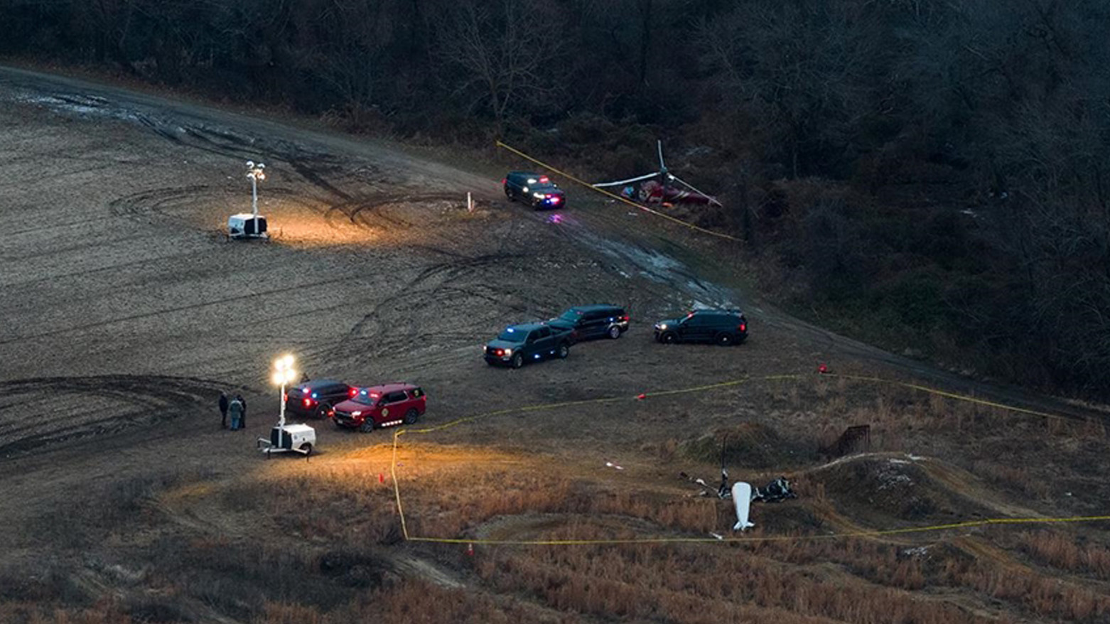 İki helikopter havada çarpıştı: 1 ölü, 1 yaralı