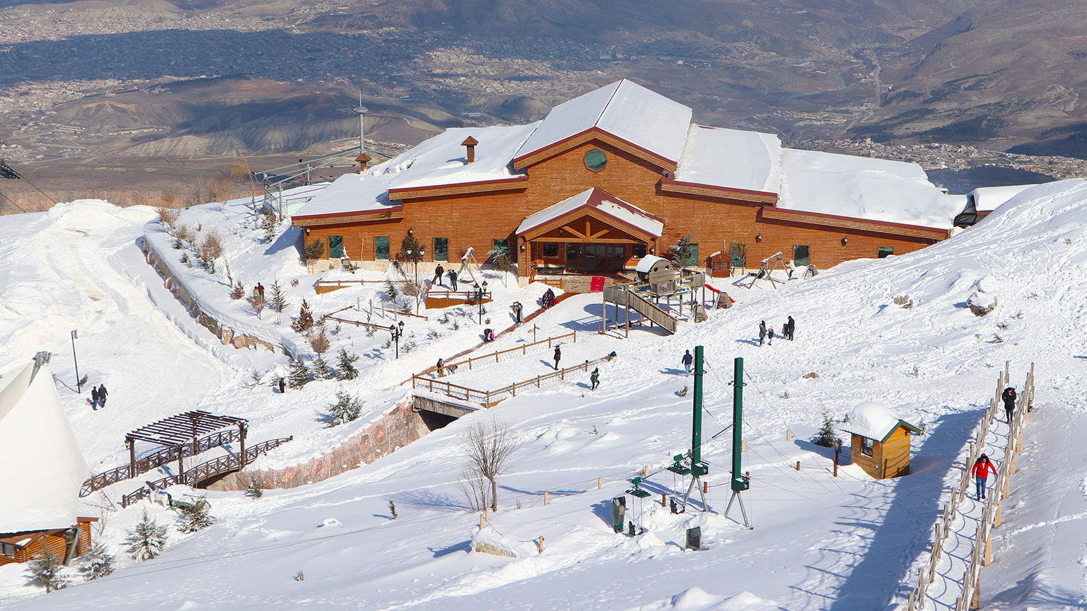 An aerial view of Mount Korek resort. (Photo: Mount Korek Resort)