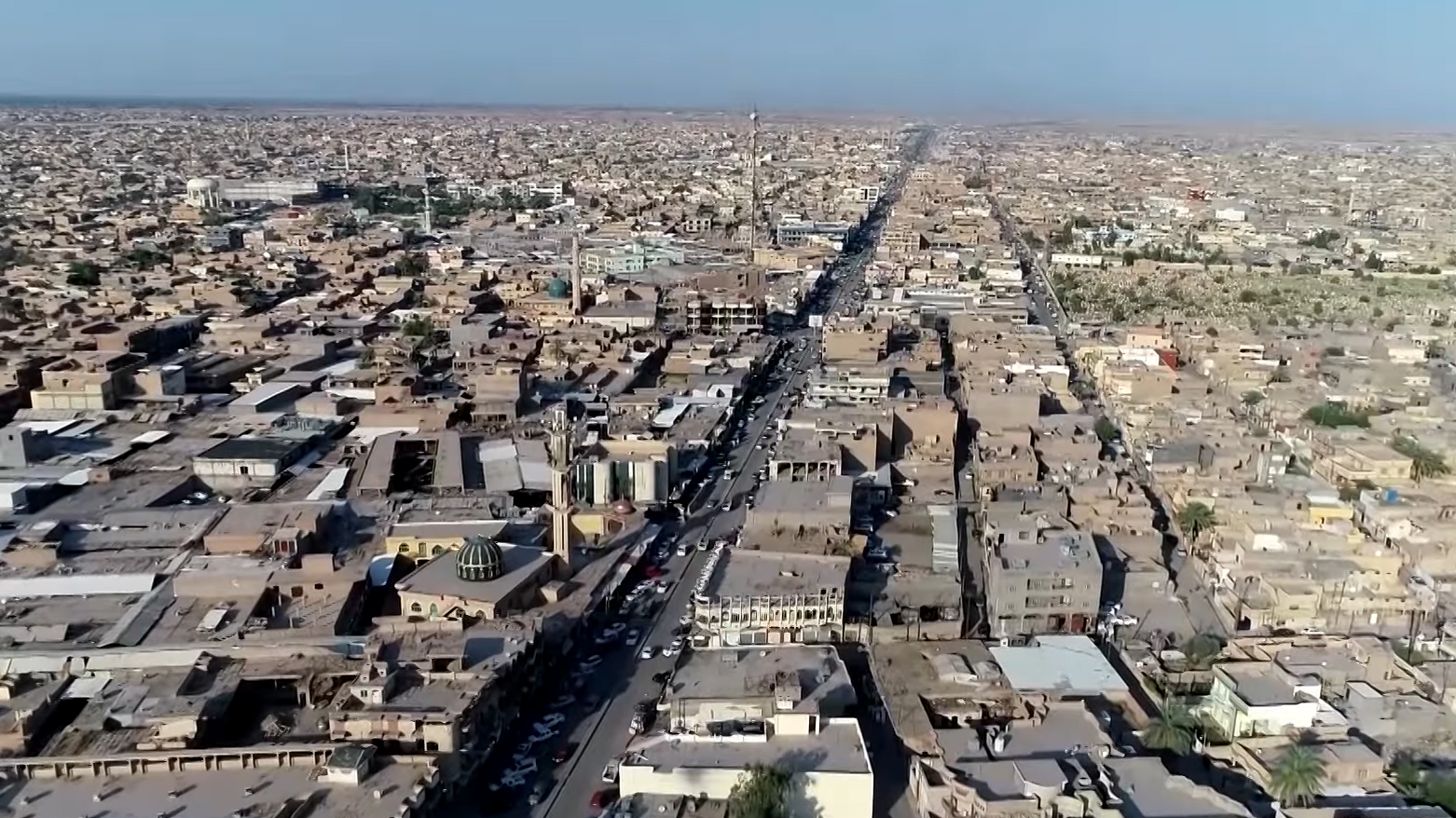 An aerial view of Ramadi in Anbar Governorate, Iraq, Jan. 3, 2026. (Photo: Kurdistan24)