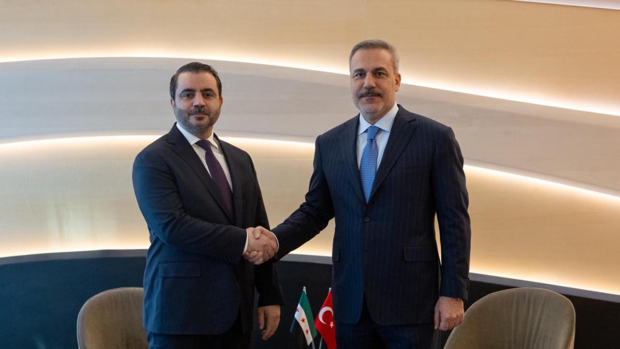 Hakan Fidan, Suriyeli mevkidaşı Şeybani ile bir araya geldi